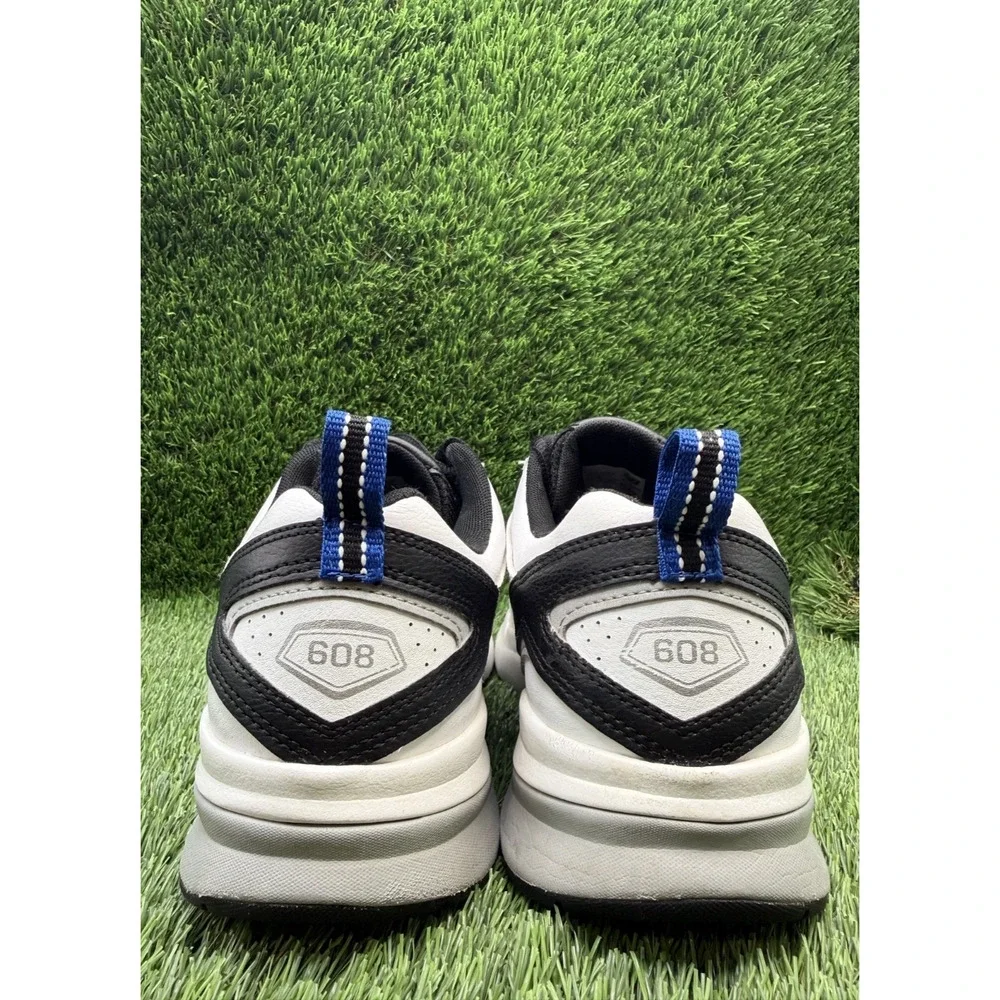 New Balance 608v5 Mens White Blue Black Cross Trainer MX608WR5 - Size 10M